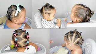 5 Toddler Hairstyles In 5 Min- Hairstyles For Babies With Curls