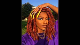 Cute Color Butterfly Loc Hairstyles #Shorts
