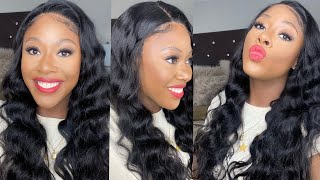 22 Inch 5X5 Body Wave Pre-Plucked Closure Wig | Tinashe Hair