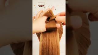 5 Minutes Hairstyle|Beautiful And Simple Hairstyles 2022#Easy To Do #Short#Yt Short#Pony #Bow Tie#