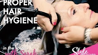 How To Shampoo And Condition Your Hair Like A Stylist // In The Salon