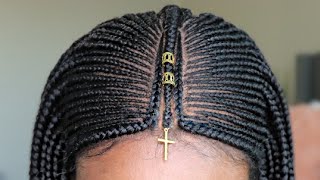 Look At This Wig Ya'Ll...!!! Must Watch!! | Knotless Fulani Cornrow Wig | Wequeen | Twingodesse
