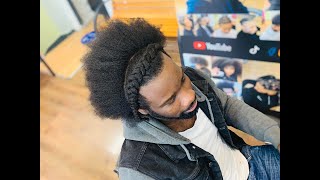 How To Half Box Braids Half Cornrow Hairstyle 2022 Lit