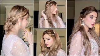 Eid 2022 Hairstyles | Quick And Easy Hairstyles | Bun Hair Style | Open Hairstyles | Cute Hairstyles