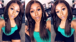 Best Yaki Wig?? Perfect Color & Texture!!! Yaki Straight 360 Frontal Wig - Yg Wigs