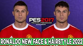 Pes 2017 | Cristiano Ronaldo | New Face & Hairstyle 2022 - 4K