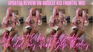 Updated Review On 613 Frontal Wig From Ossilee Hair On Aliexpress Colored Pink