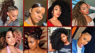12 Instagram Hairstyles For Curly Hair I Compilation