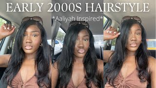 Aaliyah Early 2000S Inspired | 360 Wig Detailed Install *Beginner Friendly*