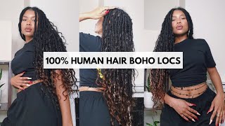 Ombre Human Hair Bohemian Locs X Ibizia 100% Virgin Human Hair Bulk