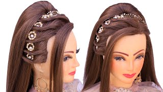 Simple Pretty Hairstyles L Eid Hairstyles L Wedding Hairstyles For Girls L Open Hairstyles
