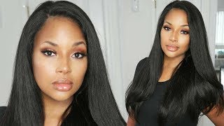 Looking Like A Snack In This Classic Brazilian Virgin Straight 360 Lace Front Wig