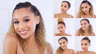 7 Easy Spring/Summer Hairstyles For Curly Hair
