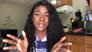 Affordable Water Wave Lace Front Wig | Ft Beaufox Hair/ Review & Wig Installation Aliexpress Seller