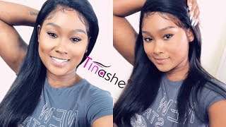 Must Have This Bomb Straight Full Lace Wig! Tinashe Hair