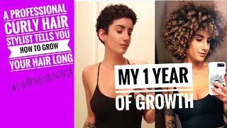 Professional Curly Hair Stylist Tells You The Truth About How To Get Long Hair! ❤️