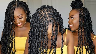 No Rubber Band No Crochet Pre-Twisted Passion Twist Tutorial | Protective Style Ft. Toyo Tress Tiana