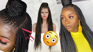 How To Install A Realistic Cornrow Braided Wig | Ft Neat & Sleek