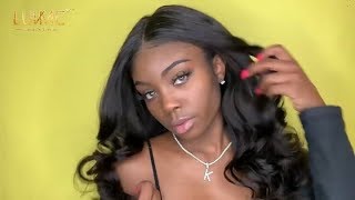 Luvme( Affordable Body Wave 360 Frontal Wig Review ) Whats The Tea ☕️