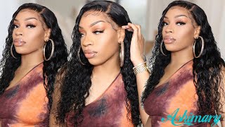 Water Wave Side Part Hd Install + Short Dramatic Baby Hairs | Ft. Ashimary Hair