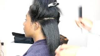 How To Do A Salon Sleek Silk Press || London Hair Stylist || Florence Immaculate