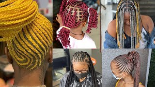 2022 Gorgeous Braids Patterns & Styles With Enough Unique Cornrow Hairstyle #Braiding