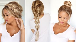 3 Different Ways To Rock A Fishtail Braid Ft. Foxy Locks Extensions| Ashley Bloomfield