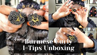 I Ordered A Bunch Of Burmese Curly I-Tip / Microlink Hair Extensions! | Massive Hair Unboxing 17.0