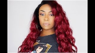 Bangin 360 Lace Synthetic Wig!!