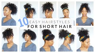 10 Easy Hairstyles For Short Medium Curly Hair