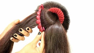 Simple Bun Hairstyle With Clip For Women || Hair Style Girl || Cute Hairstyles || Juda Hairstyle