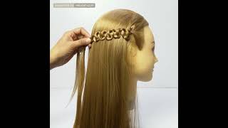 Quick & Easy Braided Open Hair Hairstyle | New Hairstyles 2022 | Girls Hair Style #Shorts