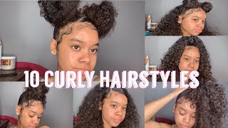 10 Hairstyles For Curly Hair | Natural Hair