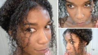 The Crown Braid On Thick Curly Hair | Natural Hair