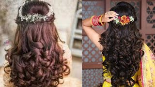 Trending Layers & Long-Lasting Curls For Parties/Bridal Engagement/Reception Hairstyle