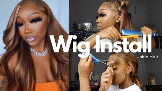 Summer Ready 2022! Perfect Highlighted Wig Installation Tutorial Ft Unicehair