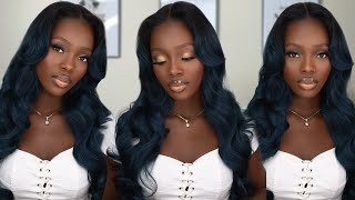 The Stylist Human Hair Blend 13X6 Hd Lace Front Wig Bella Ft Samsbeauty | Okemute Ugwuamaka