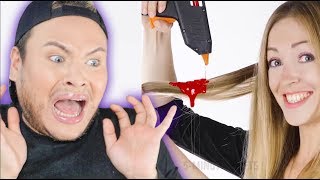 Hair Stylist Reacts To 5-Minute Crafts Hair Hacks (Part 2)