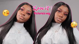 Pre Plucked 360 Lace Front Wig Soft & Silky Invisible Knots Ft Victoriaswig