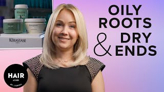 How To Address An Oily Scalp And Dry Ends | Ask A Stylist | Hair.Com By L'Oreal