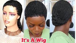 No Frontal No Lace Cornrow Wig Install Wig Review