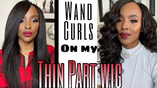 Wand Curls & Review Of My Kinky Thin Part Wig- Jada (From Innovative Weaves & Wigs)
