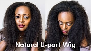 How To Install A Upart Wig On 4C Hair