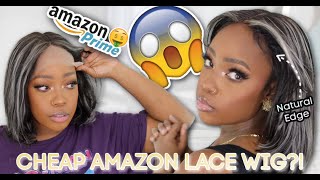 Girl Yes! Hh Lace Amazon Wig Under $100! Must Have! + "Faux Closure"  Cheat Melt! | Mary K