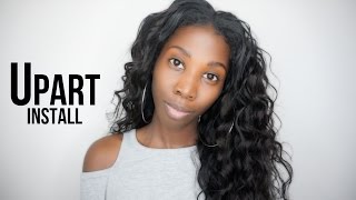 How I Install & Style My U-Part Wig! | Ali Julia Hair
