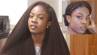 Easy Protective Style: Most Natural Looking U-Part Wig| How To Install