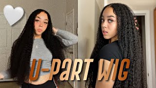 Curly U-Part Wig Install Ft. Yolissa Hair