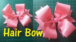 My Diy Pinwheel Hair Bow | No Sew Hair Bow | Boutique Hair Bow | Hair Accessories
