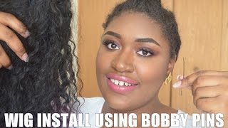 How To Install A U-Part Wig Using Bobby Pins