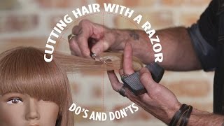Cutting Hair With A Razor: Do'S And Don'Ts